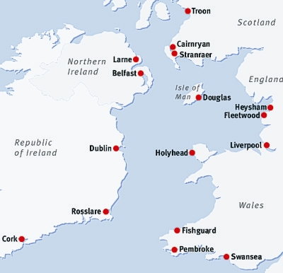 Ports de Ferry Irlande