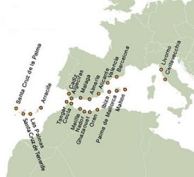 Carte d'itinéraire Acciona