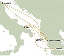 Carte de Route de l'étoile bleue