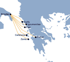 Carte d'itinéraire de LSH