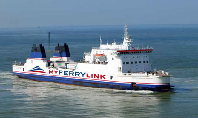 Carte de la Route de MyFerryLink