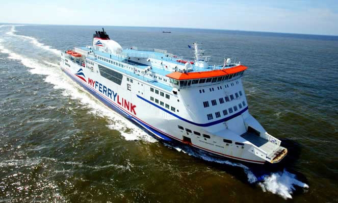 Carte de la Route de MyFerryLink