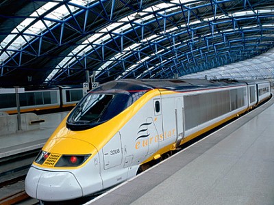 Ashford Eurostar trains